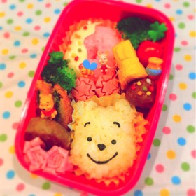 運動会キャラ弁簡単おにぎり可愛いお弁当
