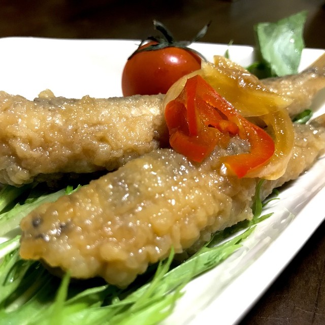 骨ごと美味 メギス 二ギス の南蛮漬け レシピ 作り方 By 三畳食堂 クックパッド 簡単おいしいみんなのレシピが361万品