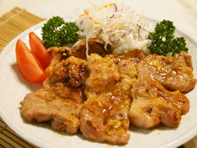 豚肉のねぎみそ焼き
