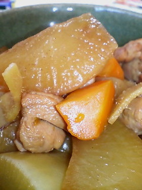 鶏肉と大根のこっくり煮