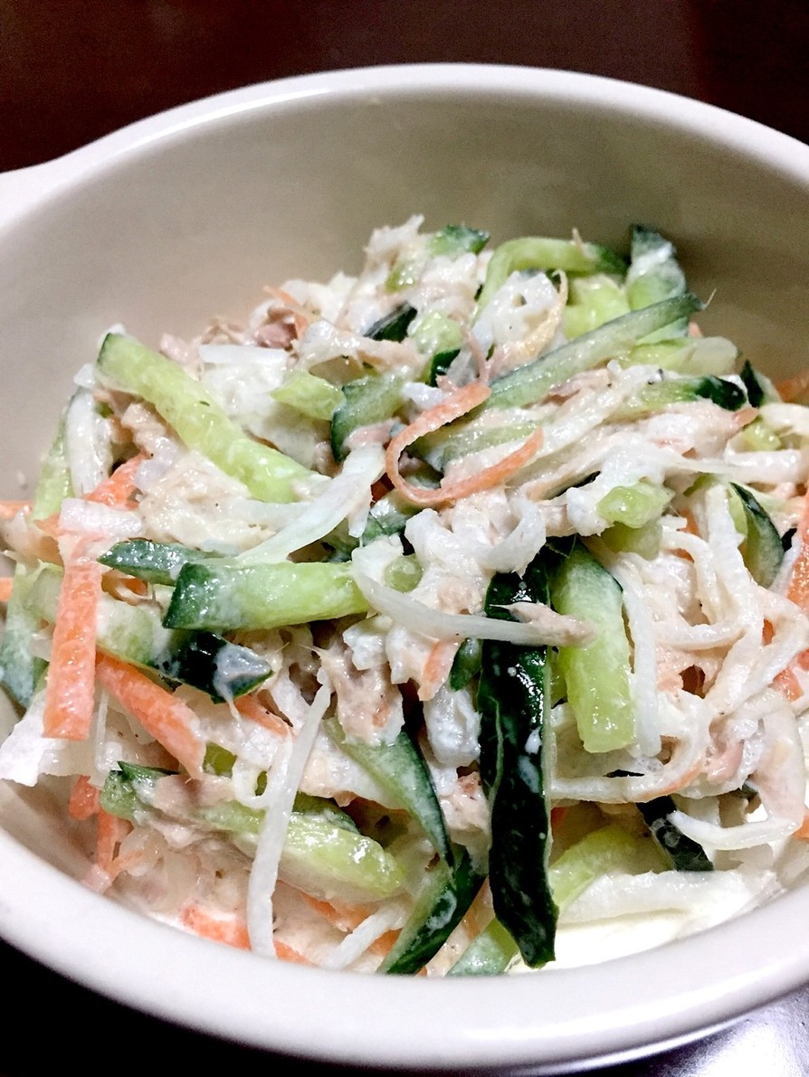 春の大根サラダ ディジョンドレッシング添え レシピ