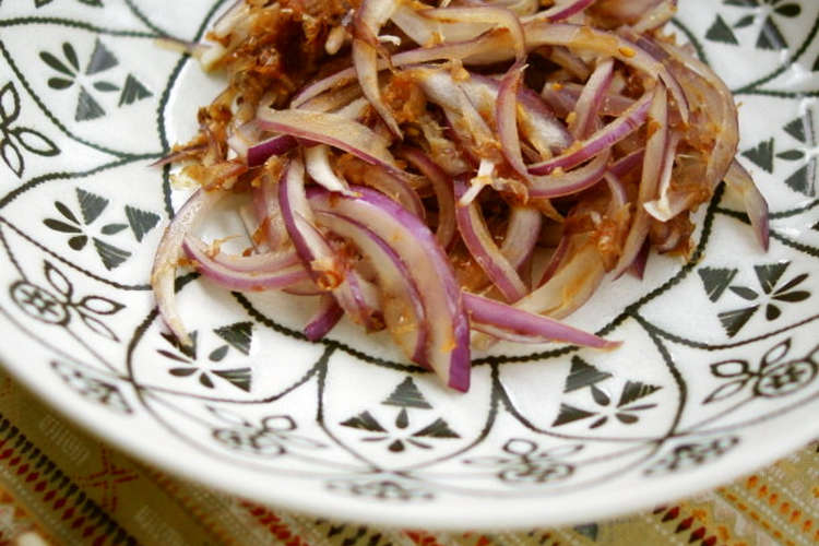 レンジで 紫玉ねぎの和え物 レシピ 作り方 By さつきa クックパッド