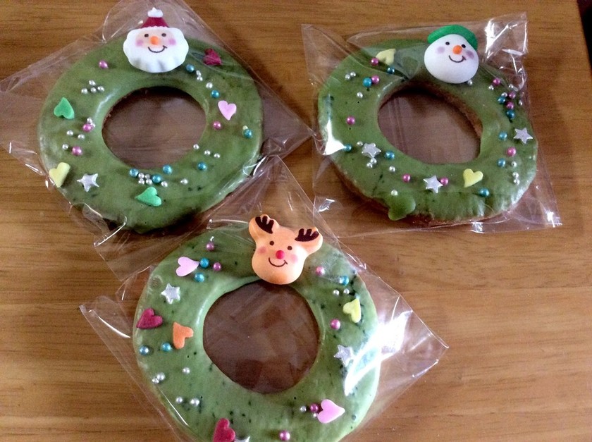 リースのピースクッキーのレシピ