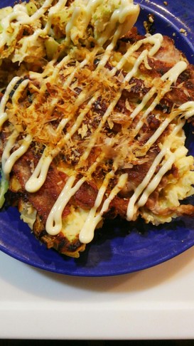 【低糖質】おからパウダーでお好み焼き