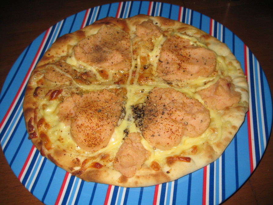 ハート❤明太子マヨポテトピザの画像