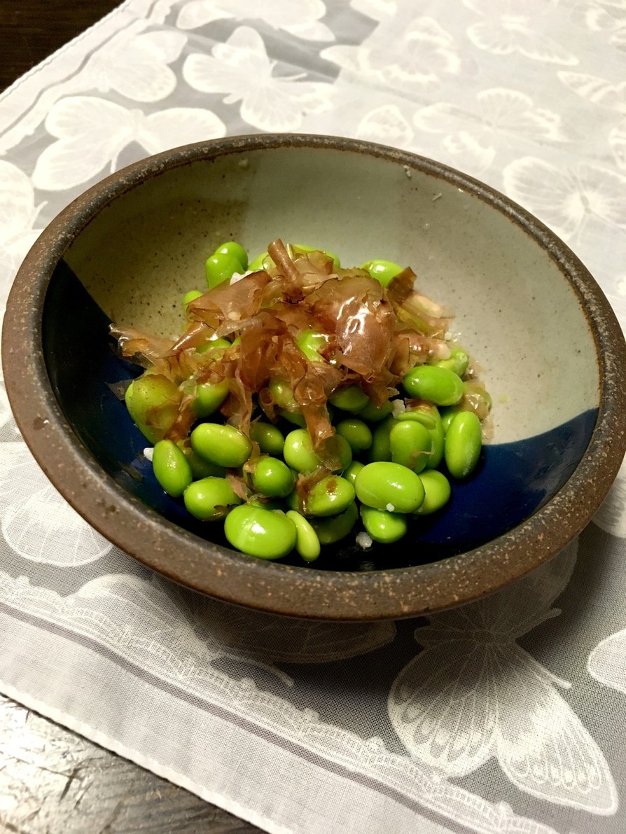 冷凍枝豆のおかか塩麹の画像