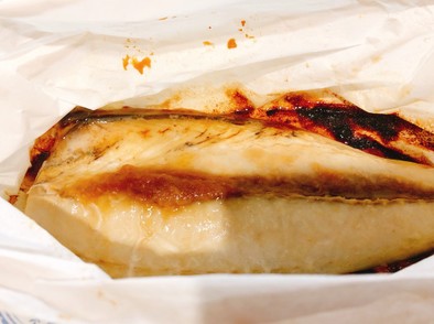 クッキングシートで簡単！鯖の味噌煮の写真