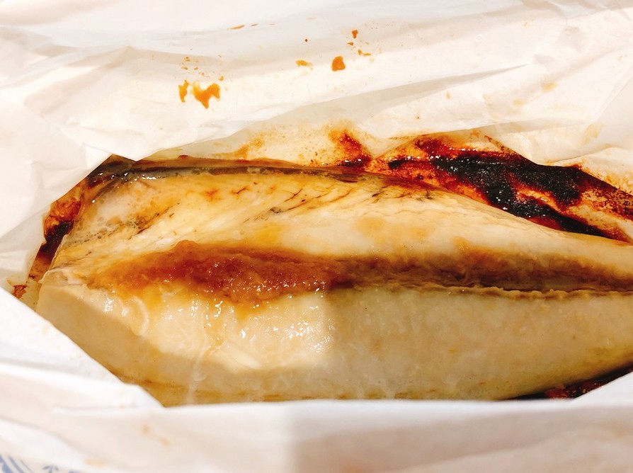 クッキングシートで簡単！鯖の味噌煮の画像