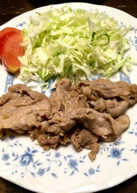 薄味！ 豚肉の塩麹生姜焼き 改良レシピ