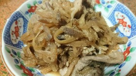 ご飯にもつまみにも♪ヤーコンの味噌炒め♪