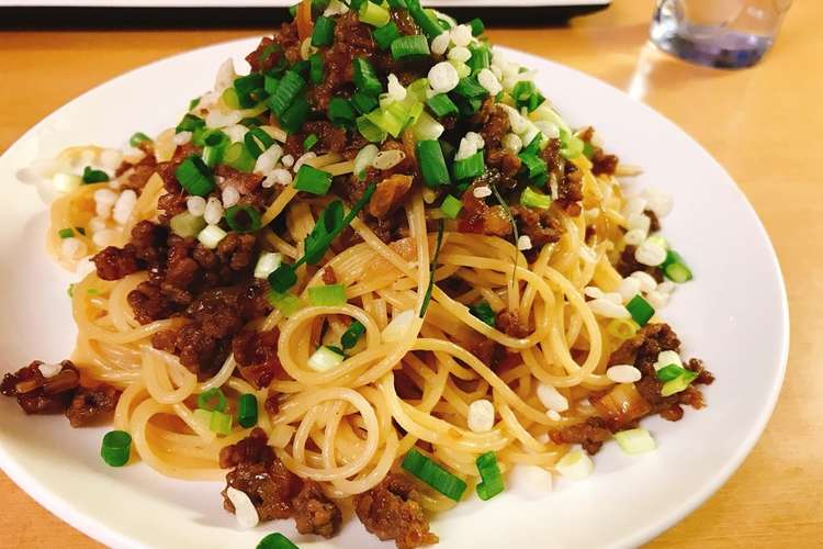 ひき肉と玉ねぎの和風パスタ レシピ 作り方 By 深夜食堂マイ クックパッド 簡単おいしいみんなのレシピが352万品