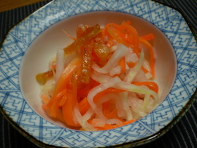 おせち 干し柿入りなます