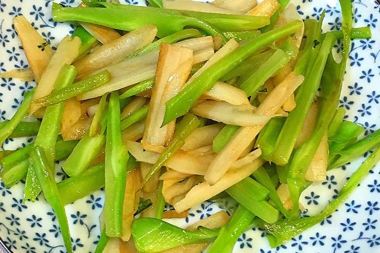 ブロッコリーの茎の皮と蓮根の塩炒め レシピ 作り方 By ばぁばまんま クックパッド 簡単おいしいみんなのレシピが351万品
