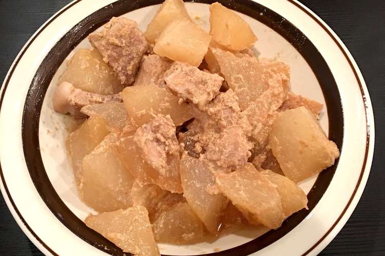 外国で料理 豚バラと大根のゴマだれ煮風 レシピ 作り方 By Provenca クックパッド