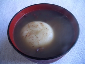 小豆をつかった地方のお雑煮