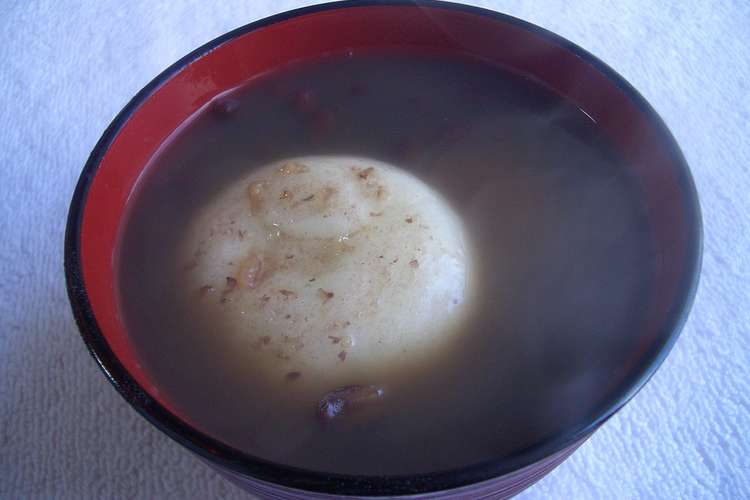 小豆をつかった地方のお雑煮 レシピ 作り方 By ちゃのまる クックパッド 簡単おいしいみんなのレシピが352万品