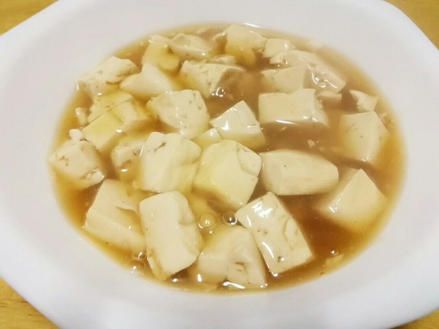 豆腐のオイスターソース煮の画像