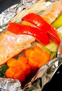 野菜たっぷり＊鮭のホイル焼き