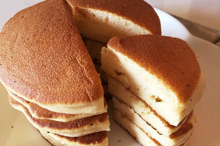 フワッフワ な分厚いホットケーキ レシピ 作り方 By こむぎのこ クックパッド 簡単おいしいみんなのレシピが350万品