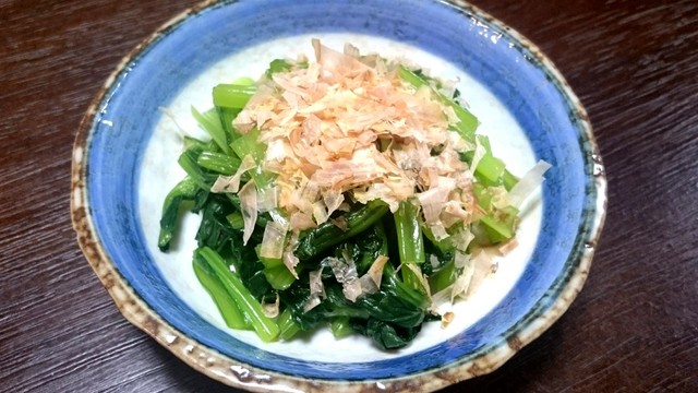 やみつき 小松菜の上品お浸し レシピ 作り方 By チャンコ ラボ クックパッド 簡単おいしいみんなのレシピが366万品