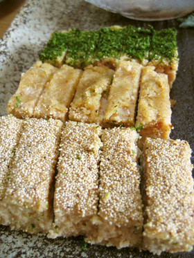 色どりきれいな のし鶏(松風焼き)
