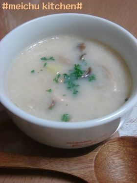 しめじとじゃがいものホワイトスープ♪