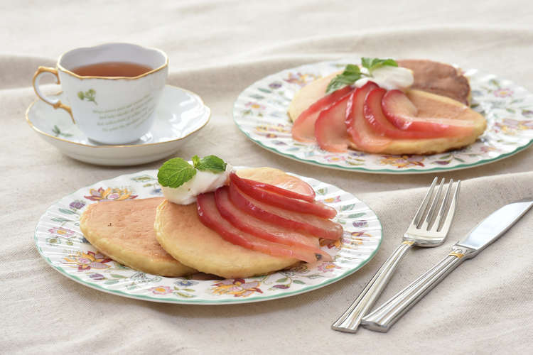 リンゴのパンケーキ レシピ 作り方 By 群馬県 ぐんまちゃん クックパッド 簡単おいしいみんなのレシピが353万品