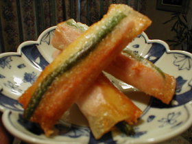 簡単でおいしい~3色パリパリ揚げ☆