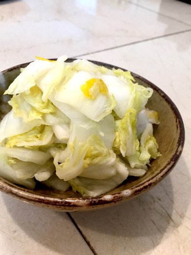 白菜の簡単漬物の写真