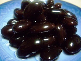 活力鍋で 甘みアッサリ 黒豆