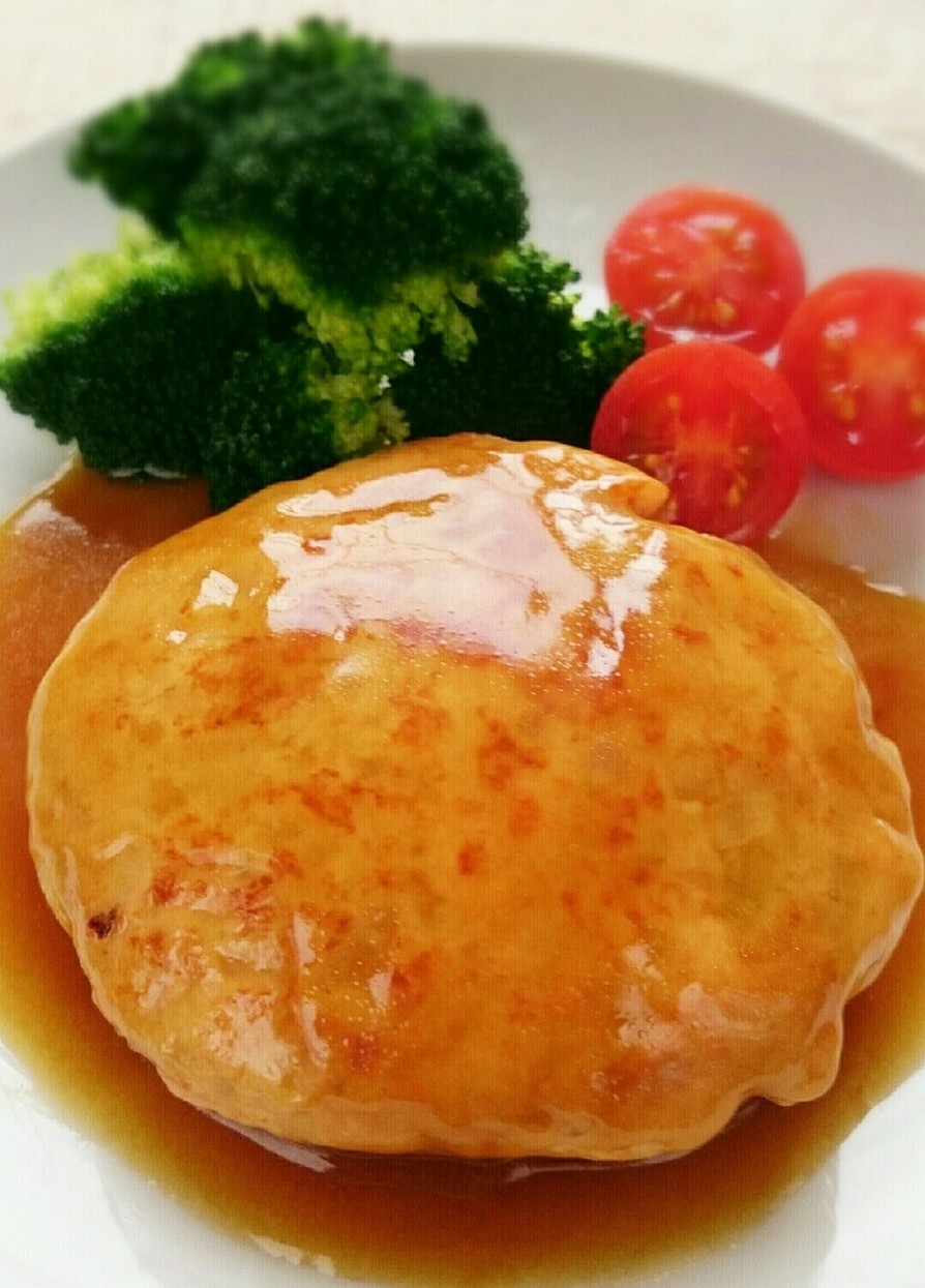 鮭バーグ★バター醤油ソースの画像