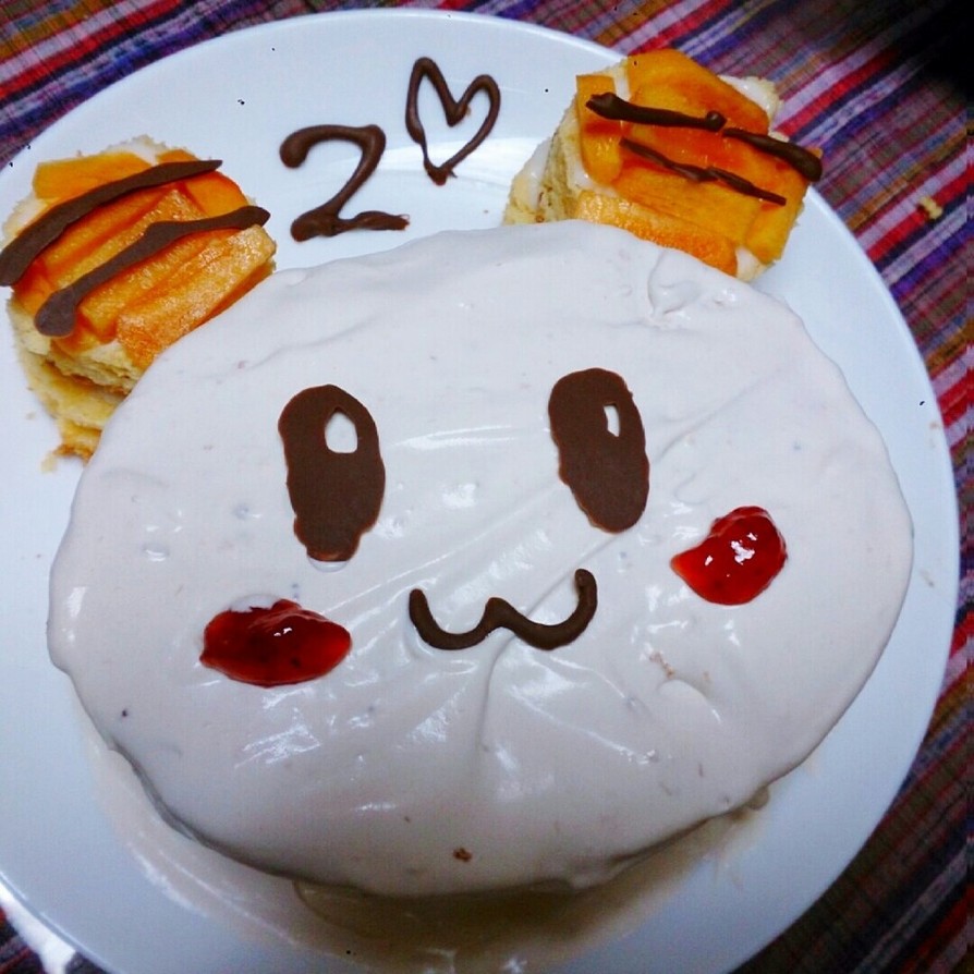 2歳誕生日★うーたんケーキの画像