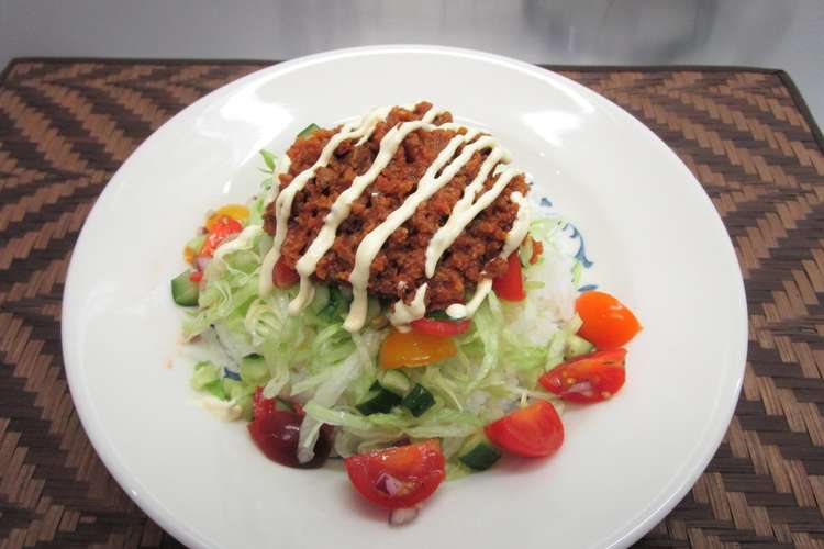 タコライスみたいな食べ物 レシピ 作り方 By R Daneel クックパッド 簡単おいしいみんなのレシピが357万品