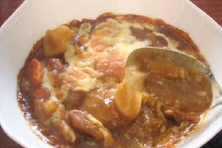 お餅のチーズ焼きカレー レシピ 作り方 By しほほ クックパッド