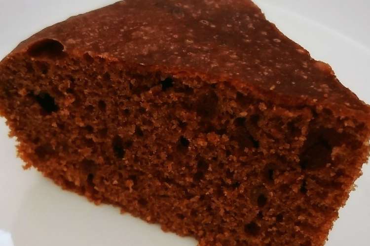 簡単 Hmとアイスで炊飯器チョコケーキ レシピ 作り方 By いわし女 クックパッド
