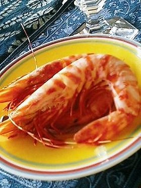 きれい海老照り煮