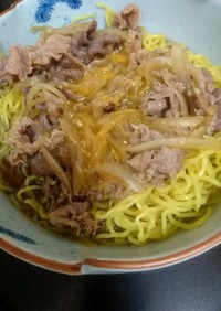 牛丼麺(つゆだく)