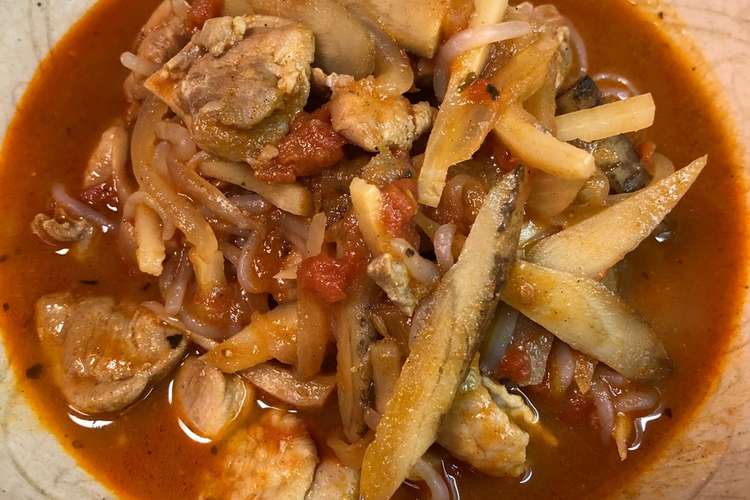 スパイシー 具沢山 鶏のトマト煮込み レシピ 作り方 By 気まぐれご飯を作る人 クックパッド 簡単おいしいみんなのレシピが375万品