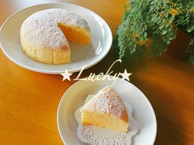スライスチーズでスフレチーズケーキ