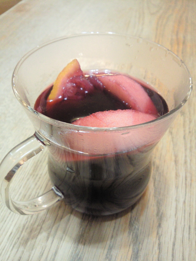 柚子のホットワインの画像