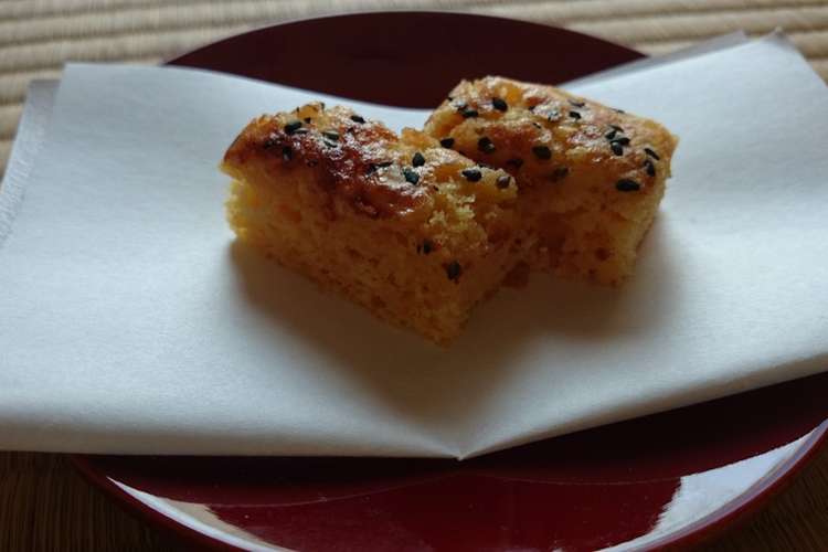 気軽に和菓子 松風 味噌ケーキ レシピ 作り方 By なごみ庵 クックパッド