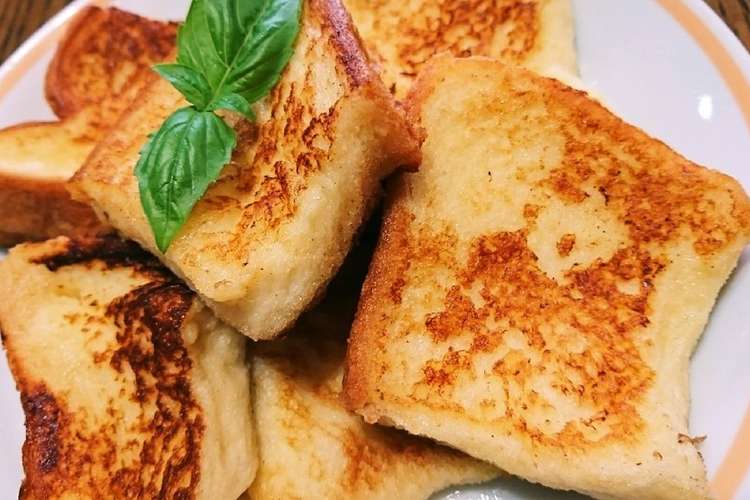 フレンチトースト 食パン大量消費 レシピ 作り方 By みわみわ クックパッド 簡単おいしいみんなのレシピが354万品