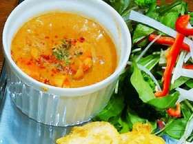 のこりカレーで!インドカレー