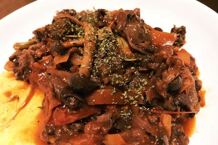 牛薄切り肉とトマトの赤ワイン煮風 レシピ 作り方 By りょーがりあん クックパッド