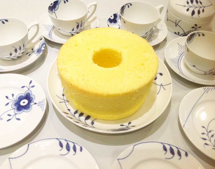 レモン シフォンケーキの画像