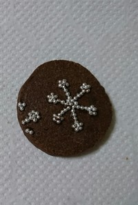 デコクッキー☆雪の結晶☆