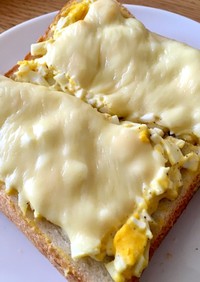 我が家の定番 卵チーズ食パン