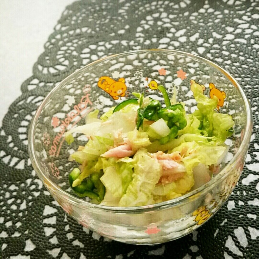 やみつき！白菜とツナの簡単サラダ♡の画像