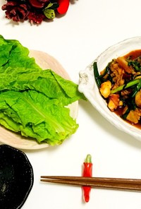 韓国風チュクミポックン(タコの甘辛炒め)