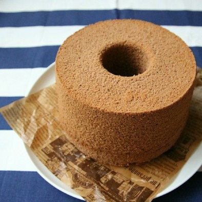 ココアシフォンケーキの写真